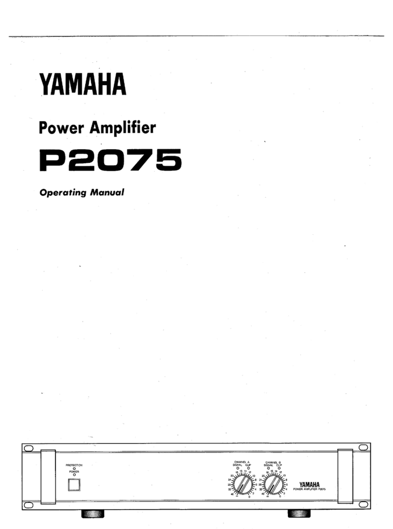 Yamaha P2075 User manual