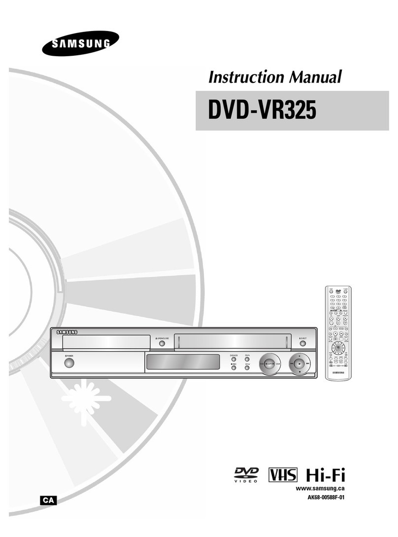 Samsung DVD-VR325DVD-VR325 instruction manual