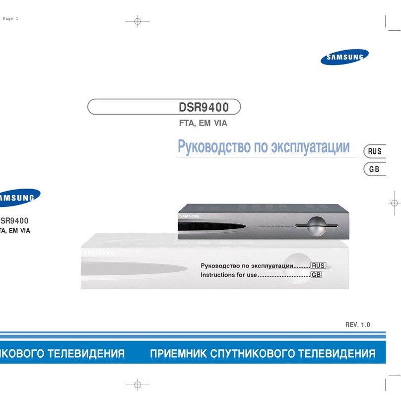 Samsung DSR9400 User manual