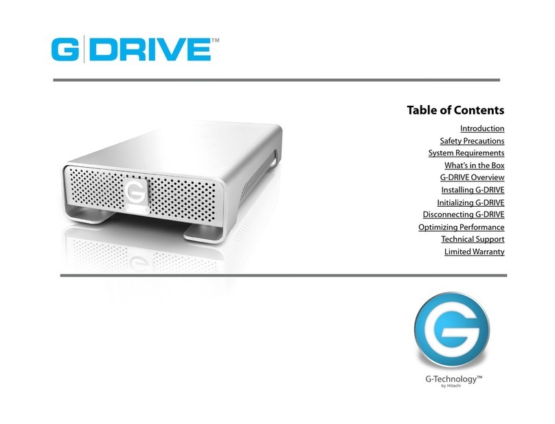 G-Technology G-DRIVE mobile USB User manual