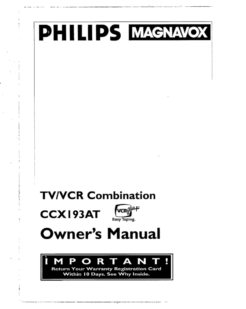 Philips/Magnavox CCX193AT owner's manual