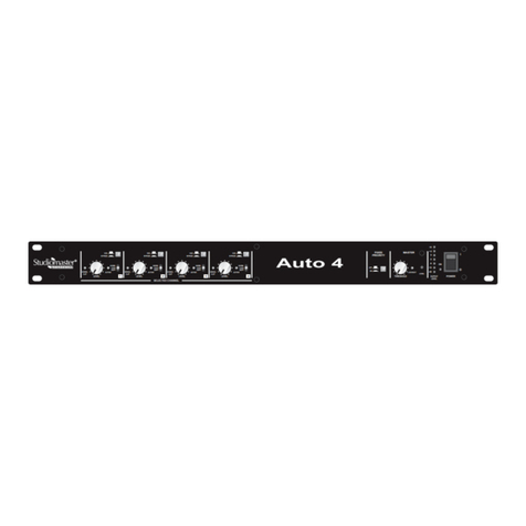 Studiomaster Auto 4 owner's manual