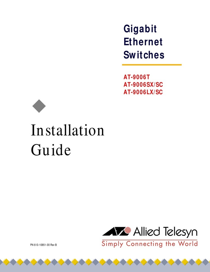 Allied Telesis AT-9006T installation guide