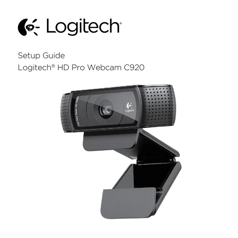 Logitech HD Pro Webcam C920 User manual