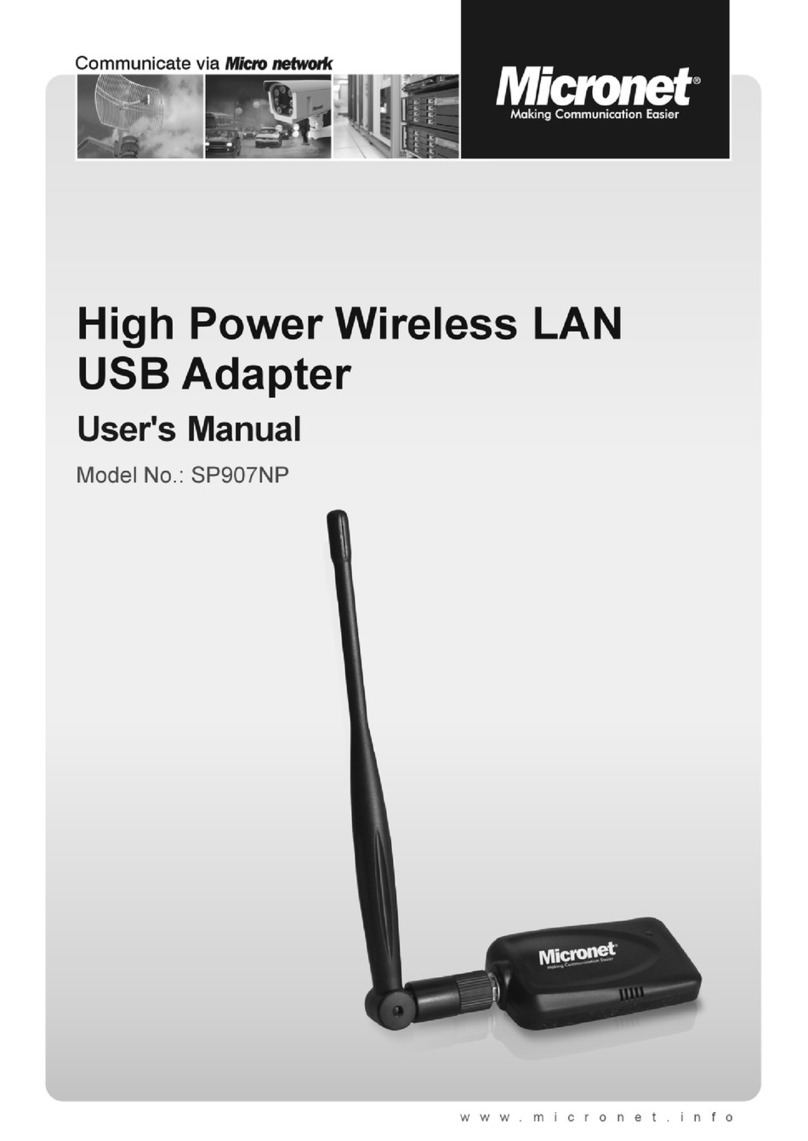 MicroNet SP907NP user manual
