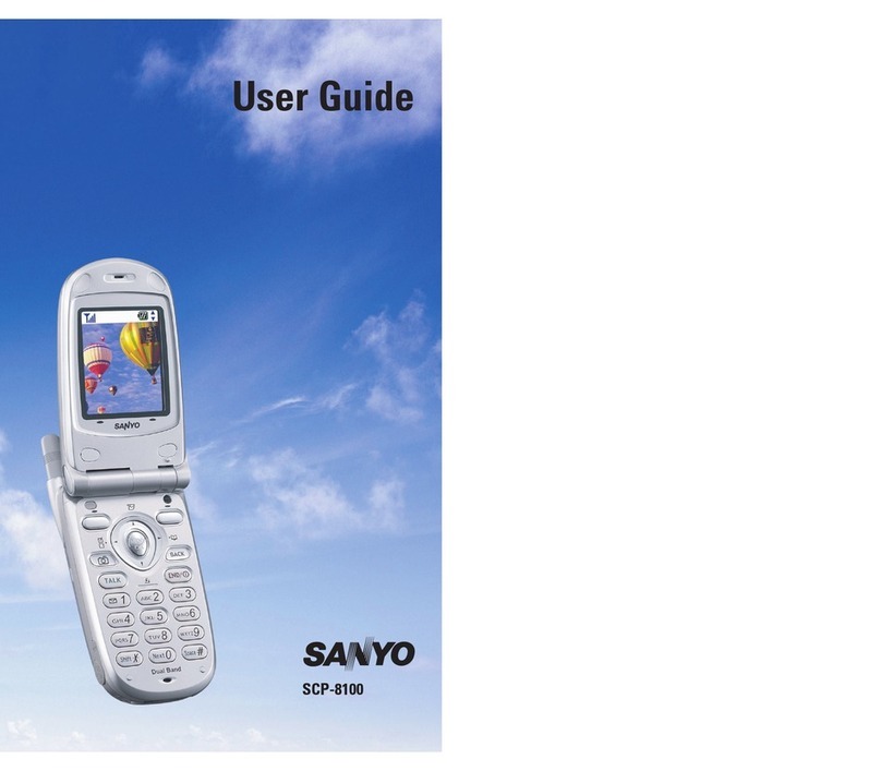 Sanyo SCP-810 User manual