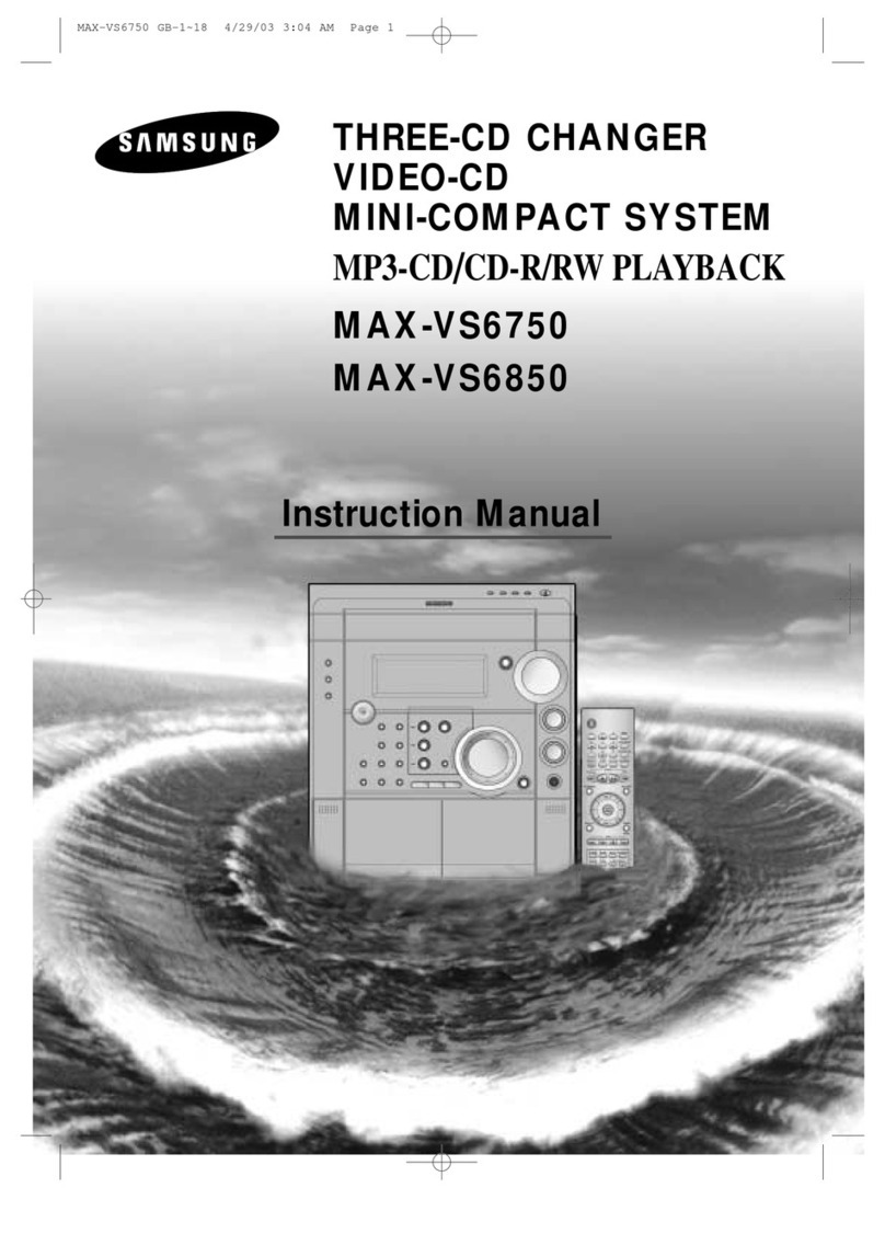 Samsung MAX-VS6750 instruction manual