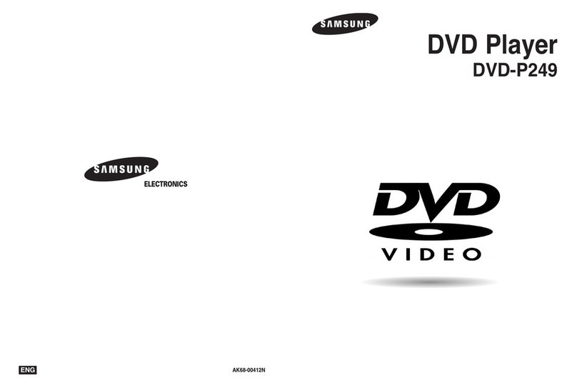 Samsung DVD-P249 User manual