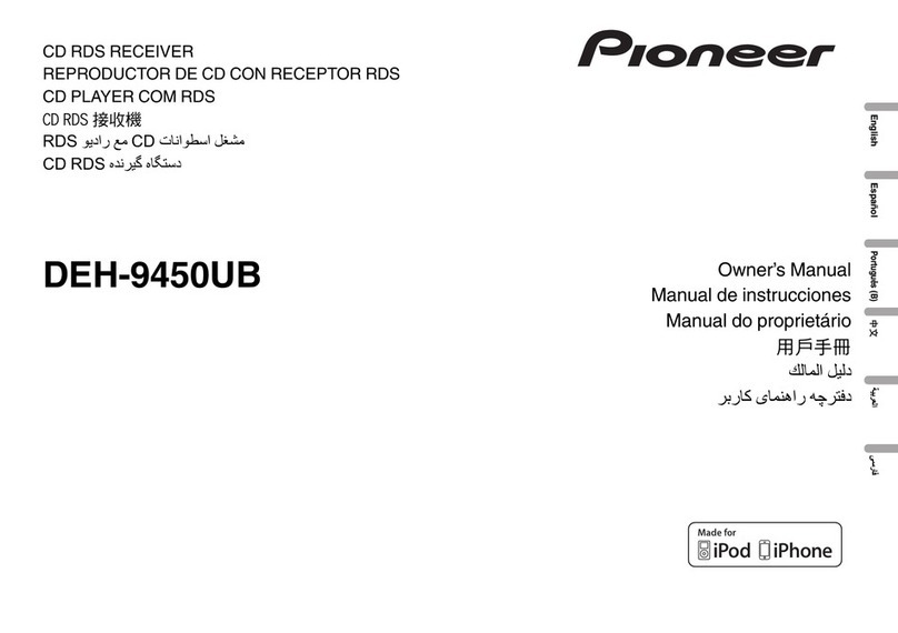 Pioneer DEH-945UB owner's manual