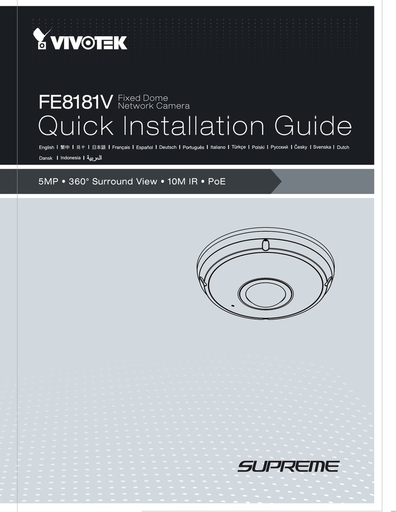 Vivotek FE8181V User manual Vivotek FE8181V User manual