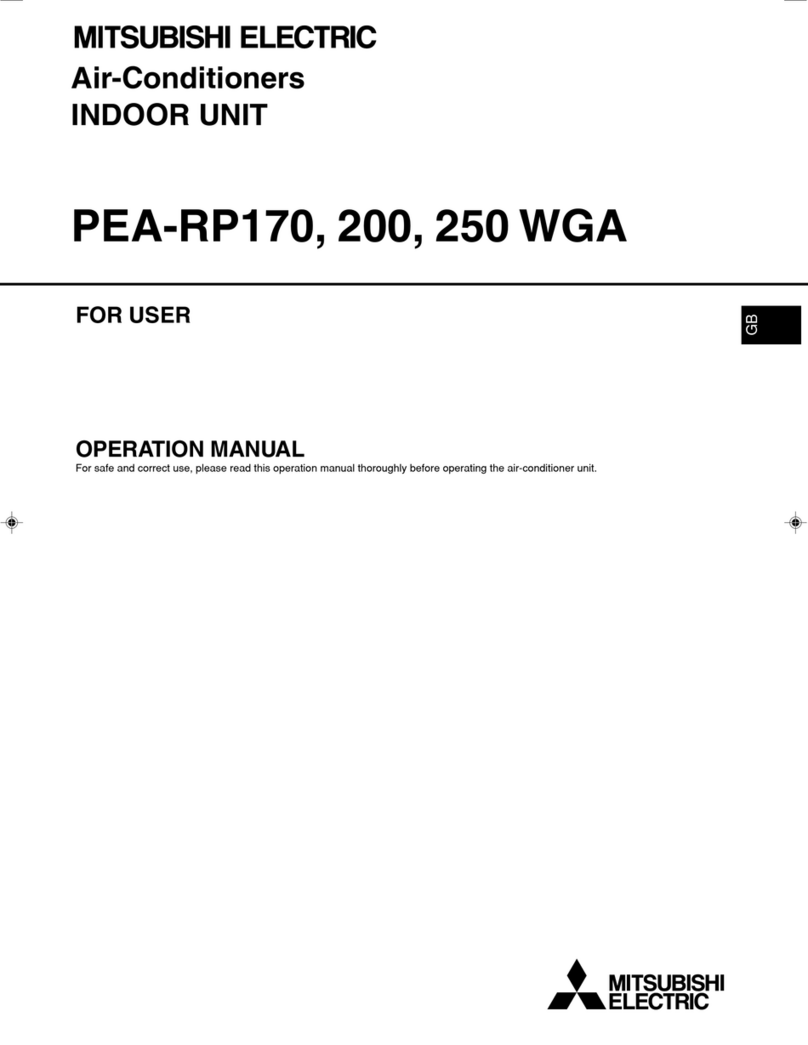 Mitsubishi Electric PEA-RP250 WGA User manual