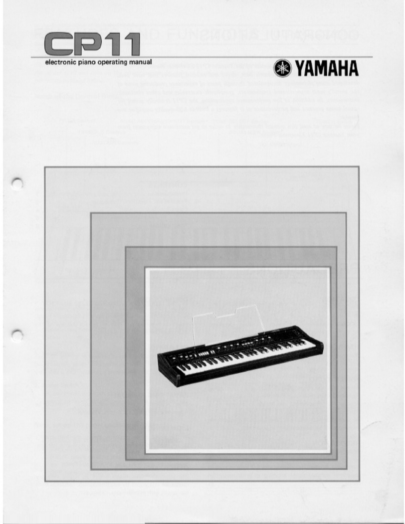 Yamaha CP11 User manual