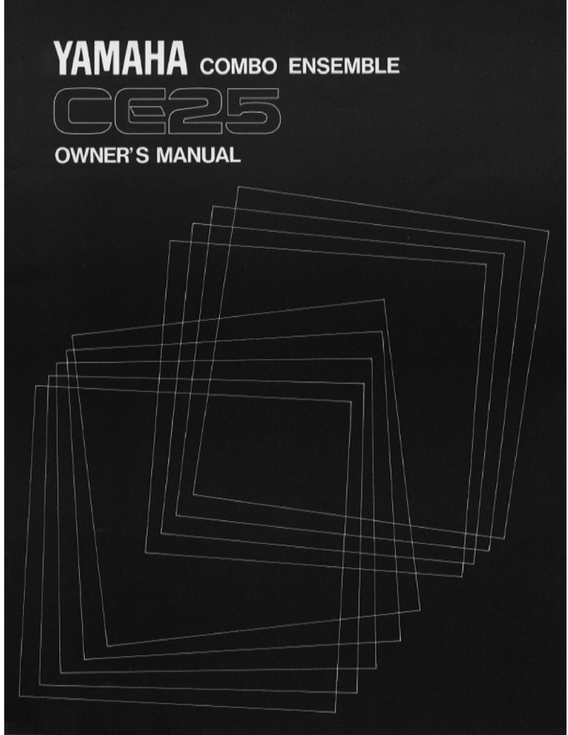 Yamaha CE25 User manual