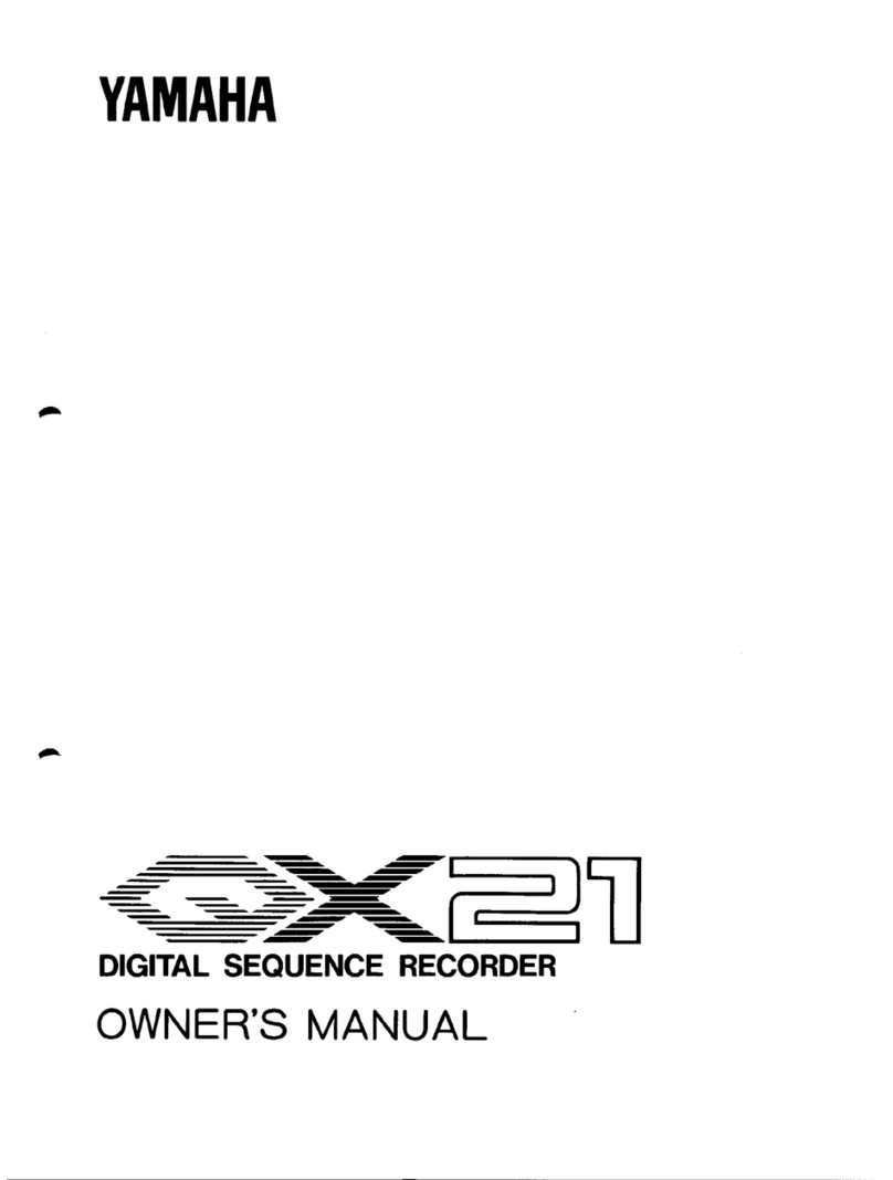 Yamaha QX 21 User manual