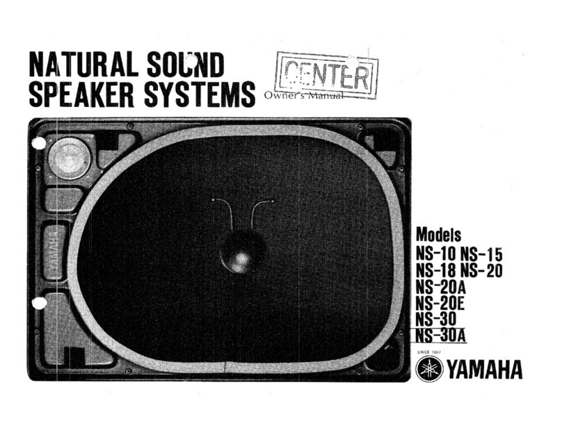 Yamaha NS-10 User manual