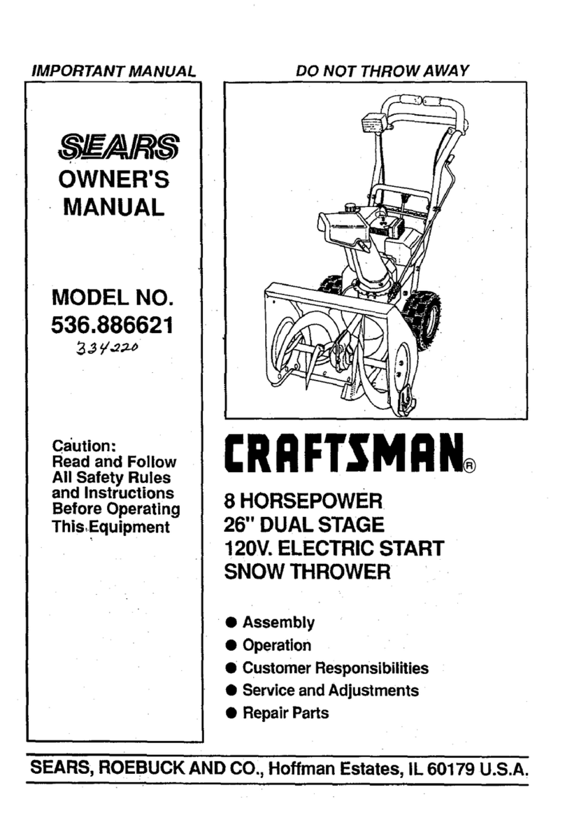 Craftsman 536.886621 owner's manual