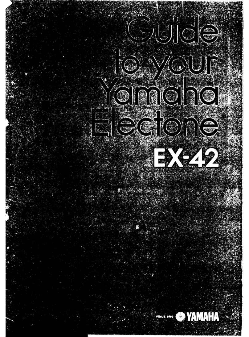Yamaha Electone EX-42 Guide