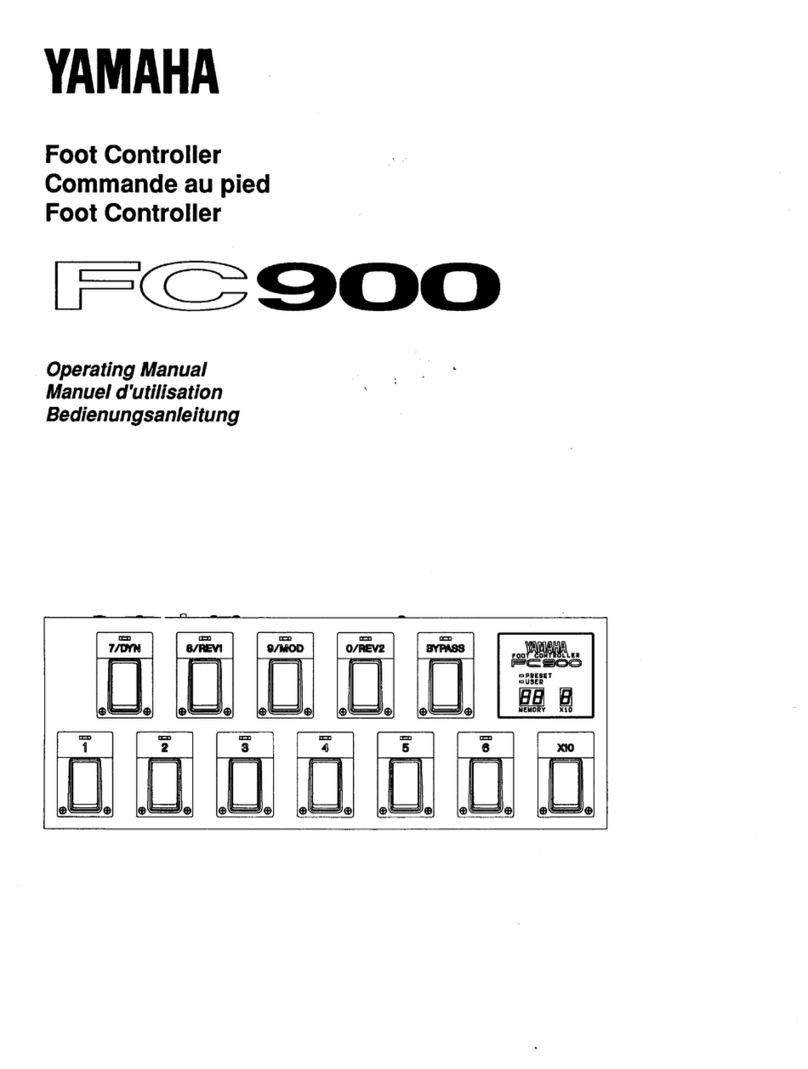Yamaha FC900 operating manual Yamaha FC900 operating manual