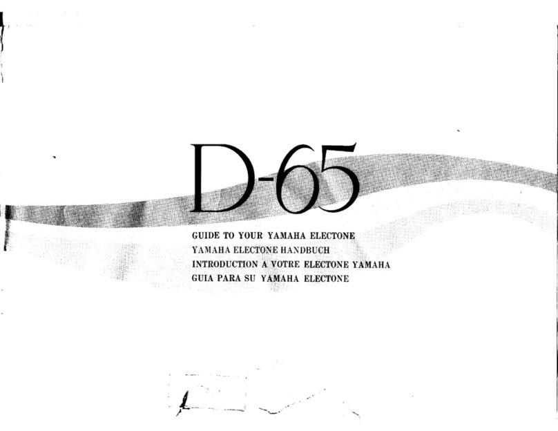 Yamaha Electone D-65 Guide