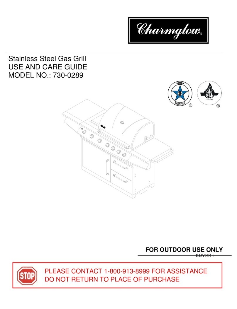 Charmglow 730-0289 User manual