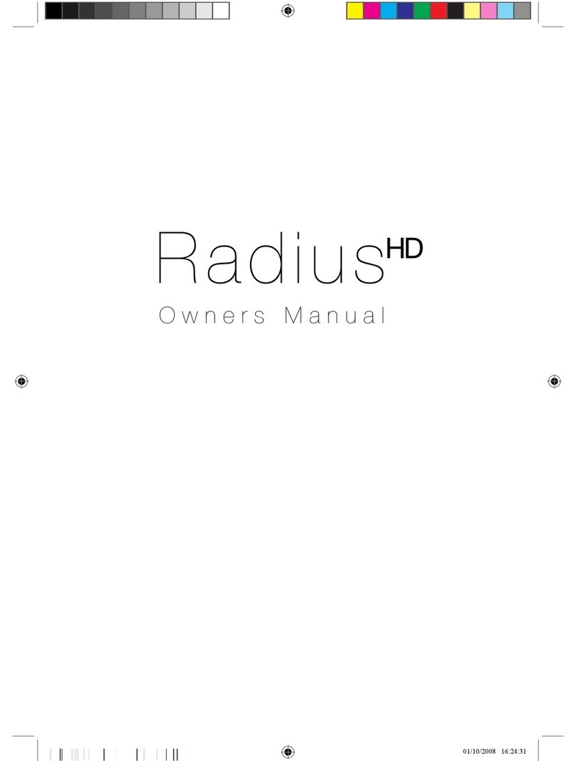 Monitor Audio Radius HD User manual