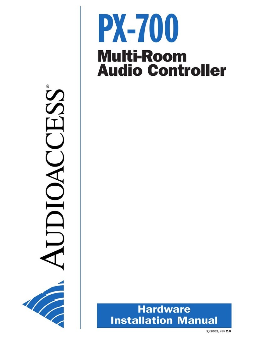 Audioaccess WHYNTER Hardware installation manual