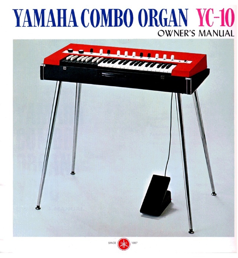 Yamaha YC-10 User manual