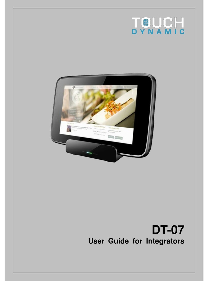 Touch Dynamic DT-07 User manual