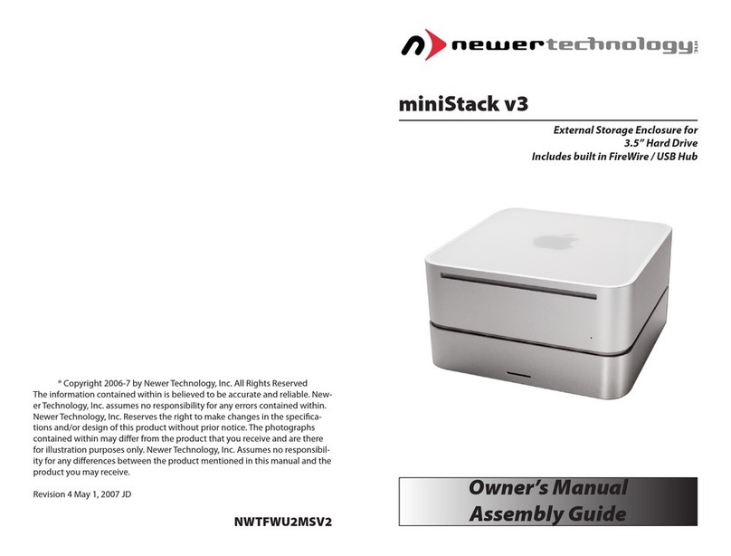 Newer Technology miniStack v3 Owner's manual & assembly guide