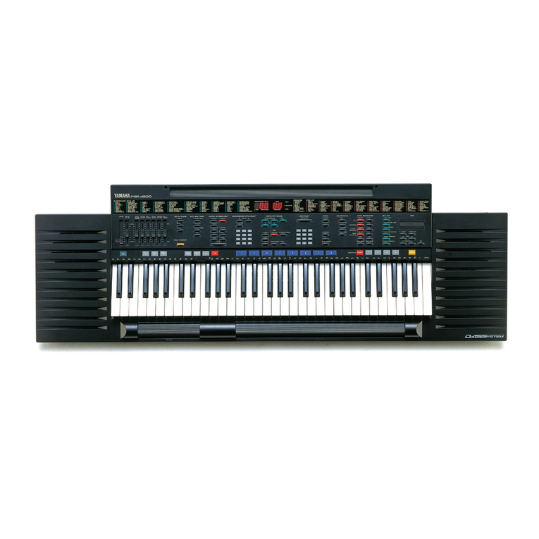 Yamaha PortaTone PSR-4500 User manual Yamaha PortaTone PSR-4500 User manual