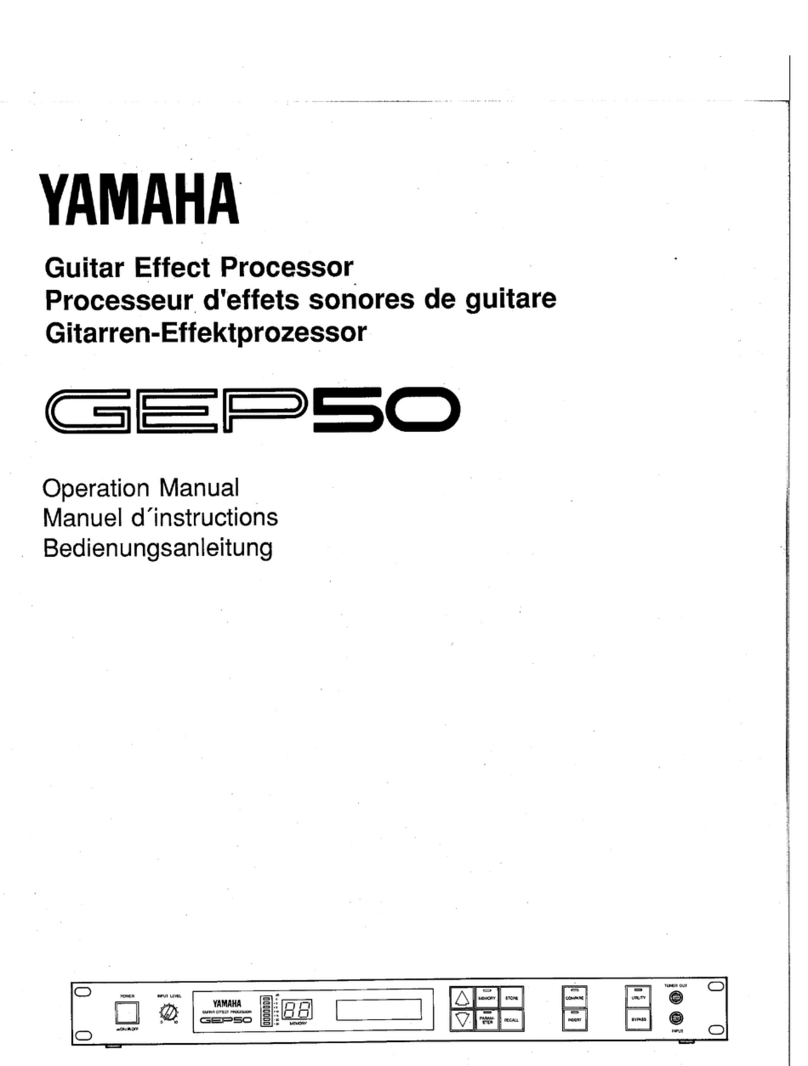 Yamaha GEP50 User manual