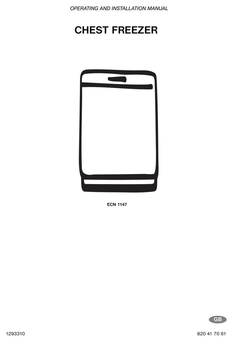 Electrolux ECN 1147 OPERATING AND INSTALLATION Manual