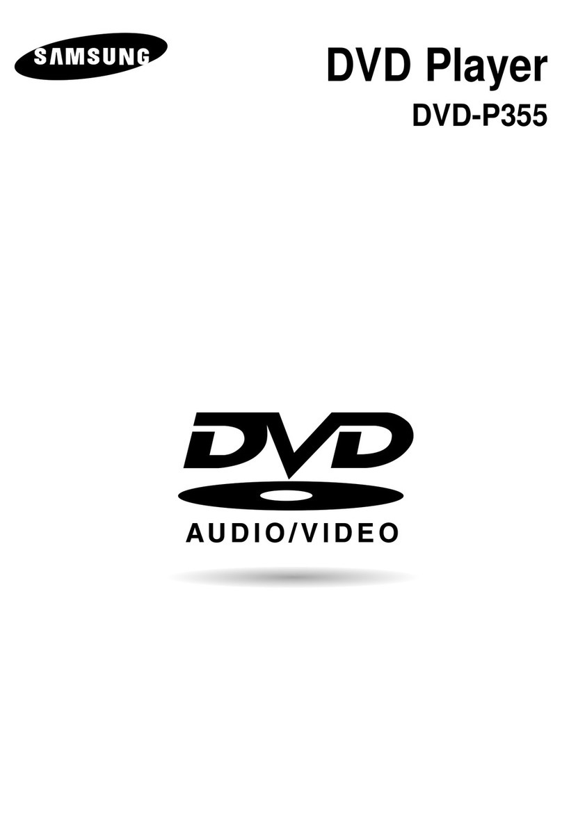 Samsung DVD-P355 User manual