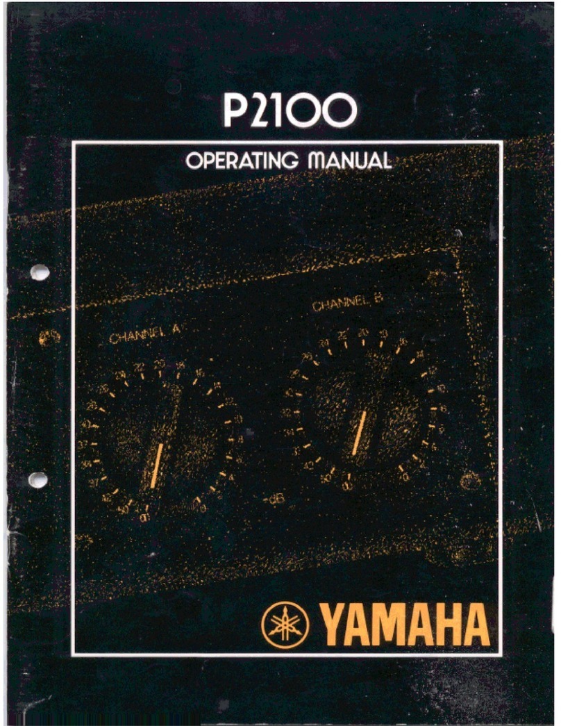 Yamaha P2100 User manual