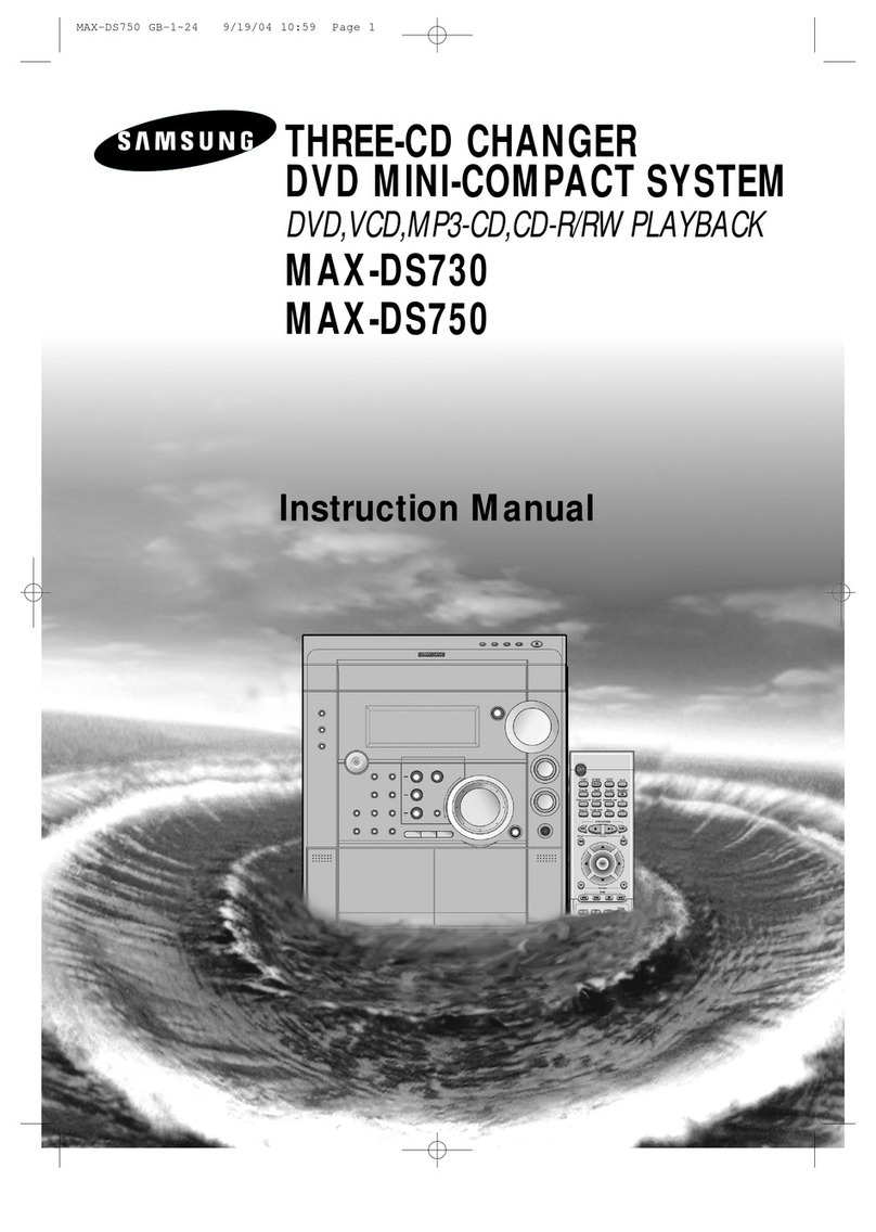 Samsung MAX-DS730 instruction manual