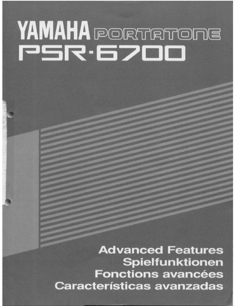 Yamaha PortaTone PSR-6700 Owner's manual Yamaha PortaTone PSR-6700 Owner's manual
