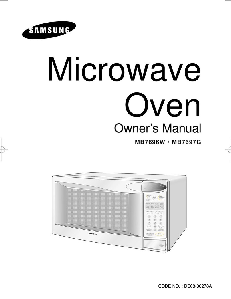 Samsung MB7696W owner's manual