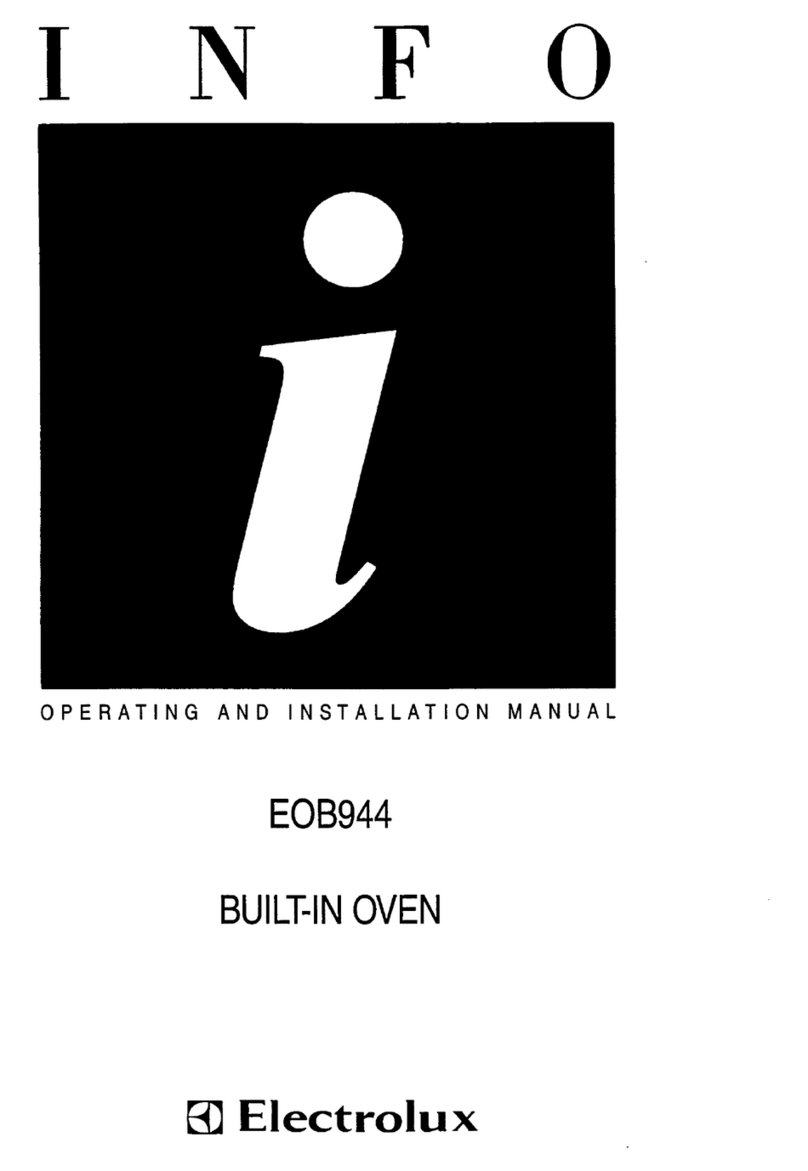 Electrolux U02353 EOB944 Specification sheet