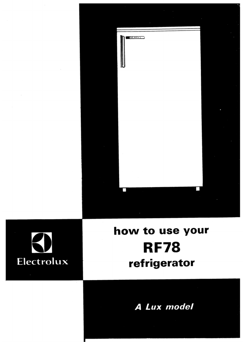 Electrolux RF78 User manual