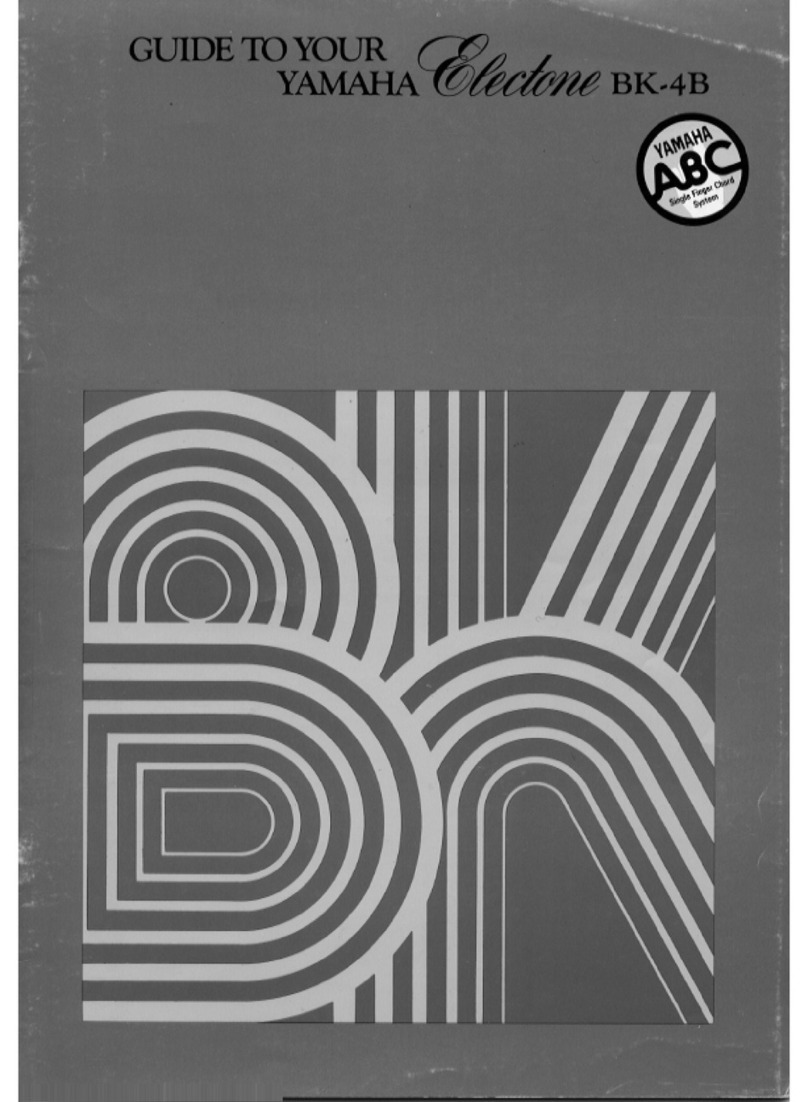 Yamaha Electone BK-4B Guide
