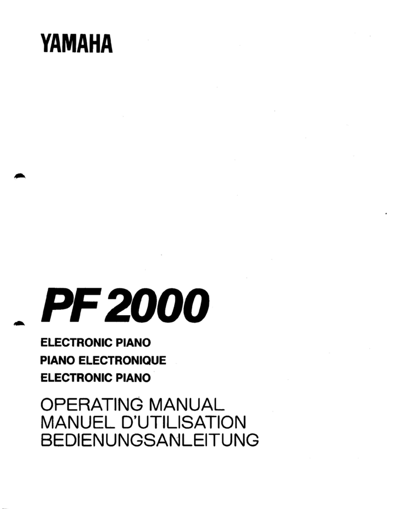 Yamaha PF2000 User manual