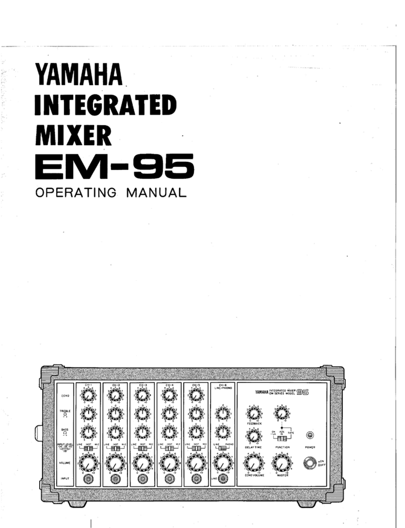 Yamaha EM-95 operating manual