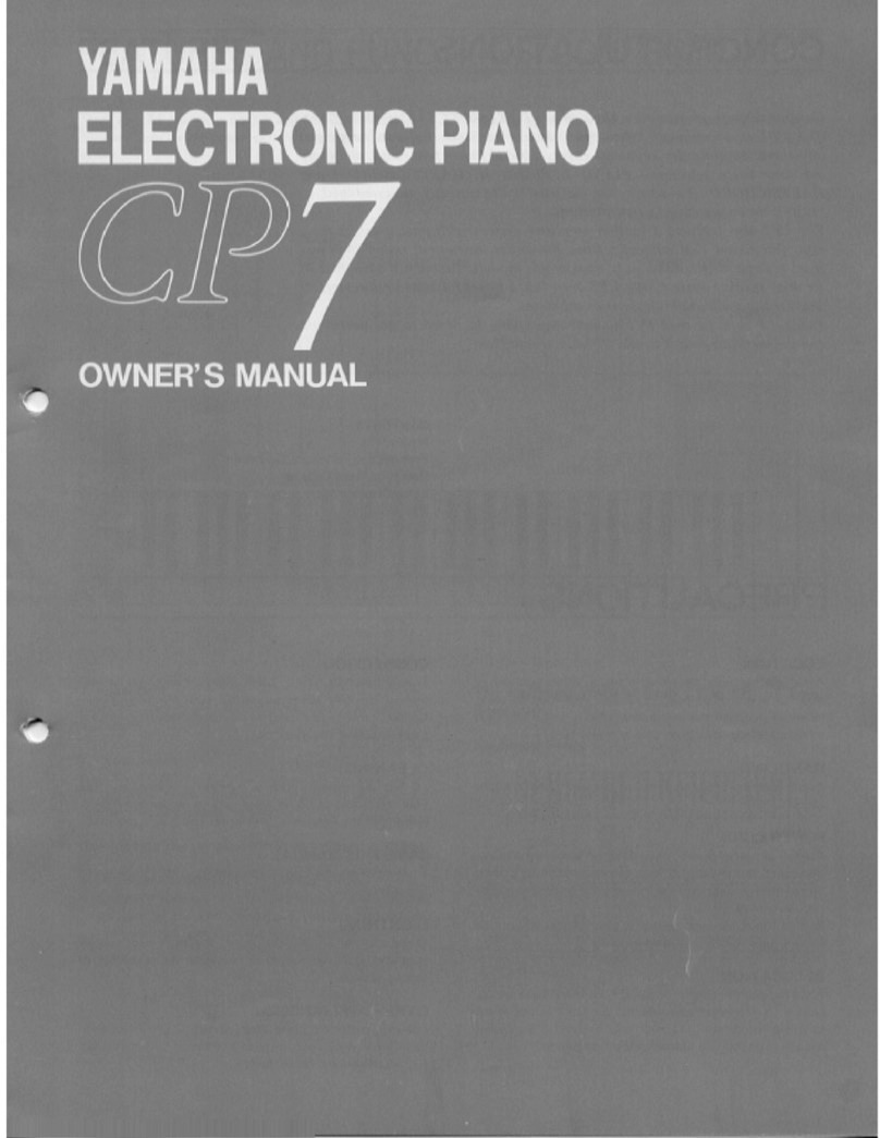 Yamaha CP7 owner's manual