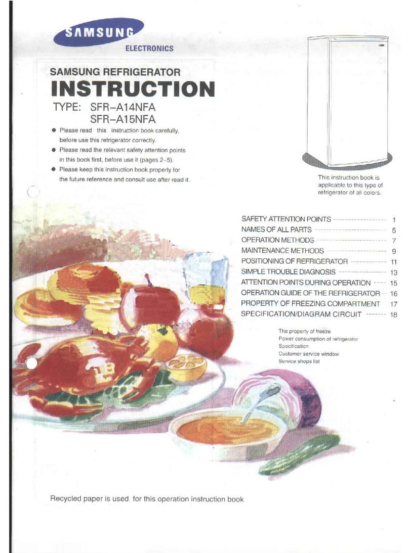 Samsung SFR-A14NFA instructions