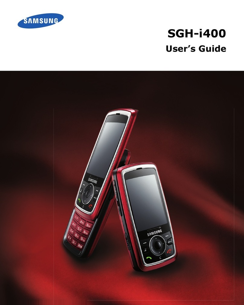 Samsung SGH-i400 User manual