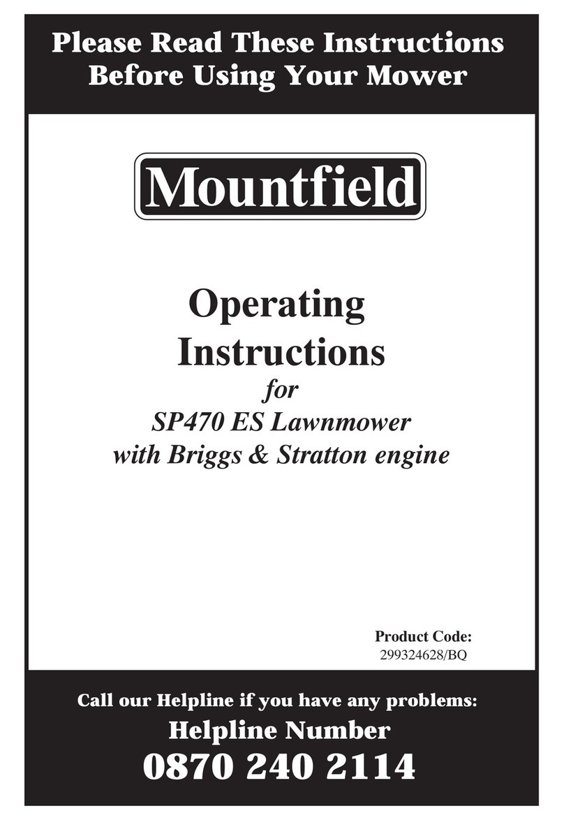 Mountfield SP470 ES operating instructions