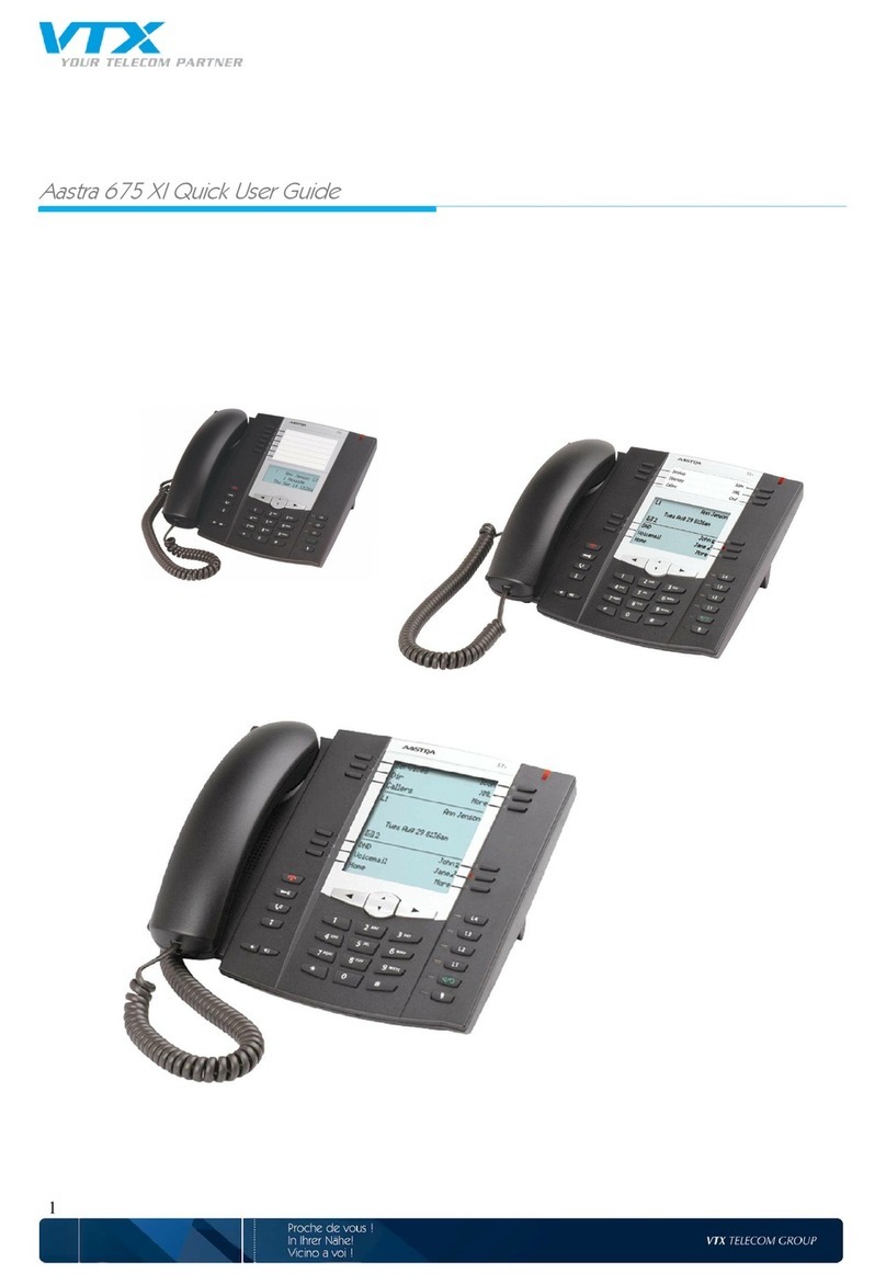 Aastra 675xi Series Quick user guide