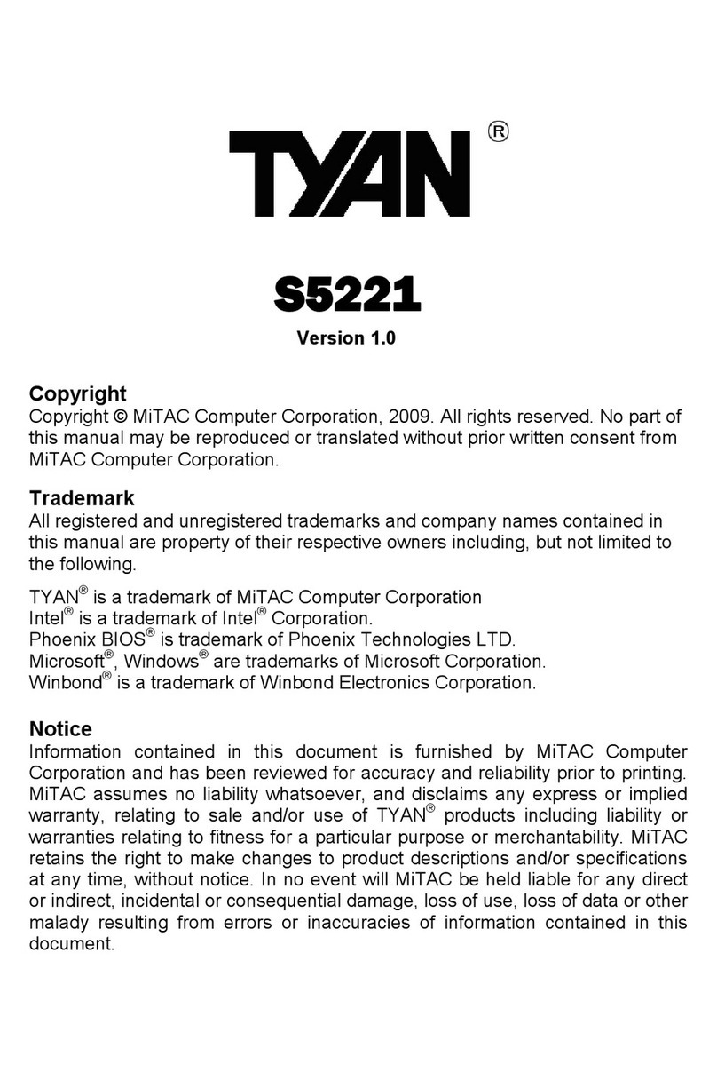 TYAN S5221 User manual