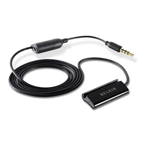 Belkin Headphone Adapter User manual Belkin Headphone Adapter User manual