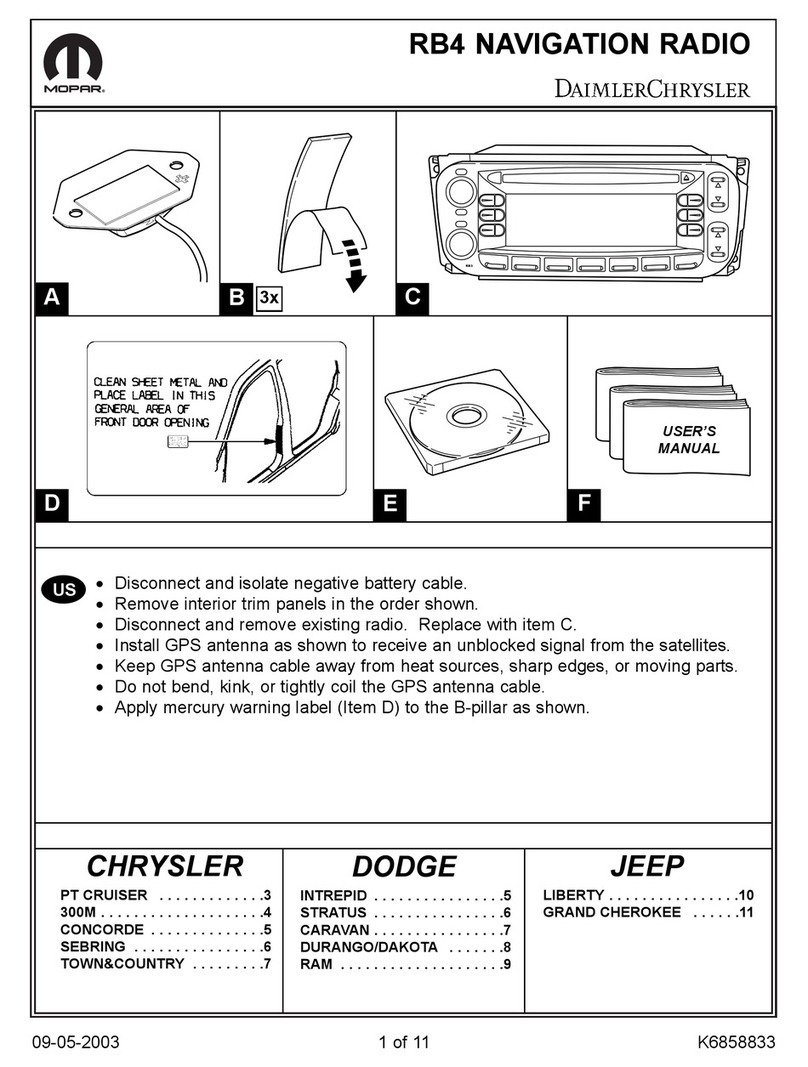 Mopar RB4 user manual